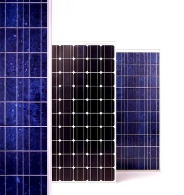 Industrial-grade solar modules from Sharp come in mono- and polycrystalline forms