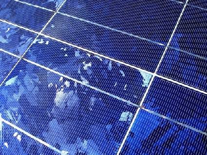 On a cloudy day, energy delivery from polycrystalline solar cells isn't very good