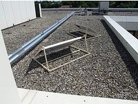 Complete framework, ready for mounting on the rooftop at our test lab