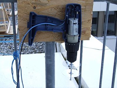 Screwdriver shell with motor in place