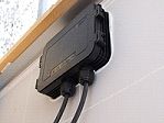 Junction box for the two solar panels