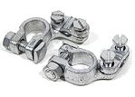 Terminal connectors for the lead-acid battery