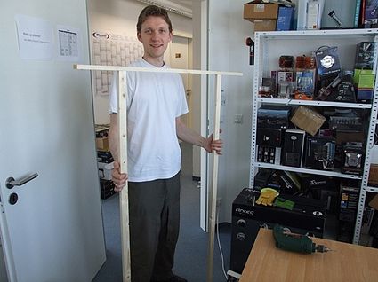 Holding a partially assembled frame