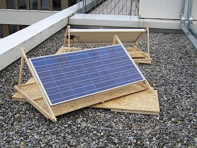Front view of completed turntable platform in situ